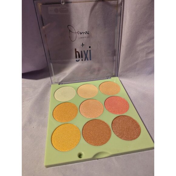 Pixi + Denise Eyeshadow Palette With 9 Shimmer Shades Multi-Tone Glow On Makeup - Picture 2 of 3